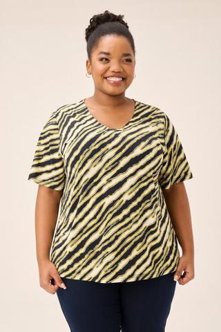 ZEBRA PRINT TOP