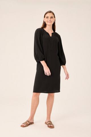 SHIFT DRESS BLACK