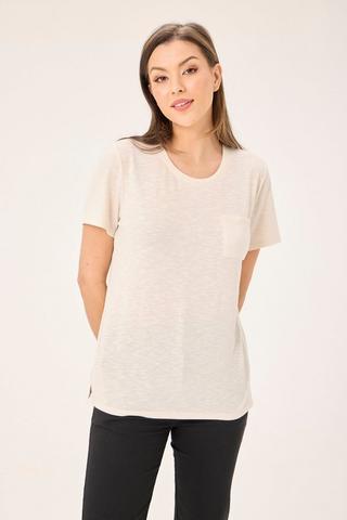 SHORT SLEEVE TEE NUDE