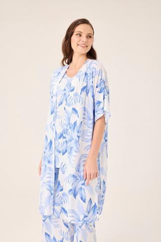 TROPICAL PRINT COVER UP