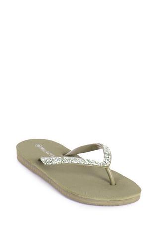 GLITTER TRIM SLOPS