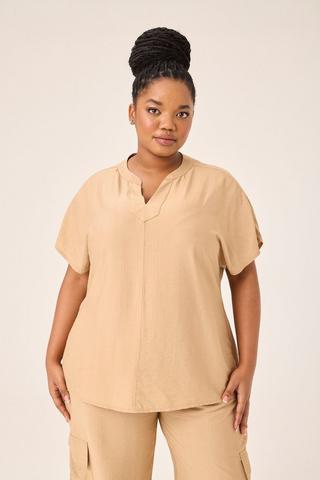 HENLEY TOP MOCHA