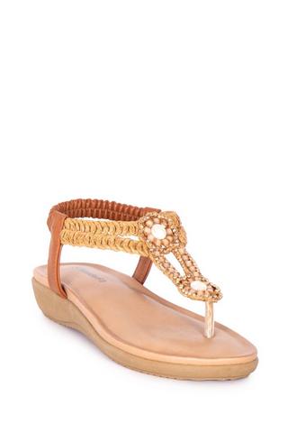 WONDERFIT BEADED SANDAL