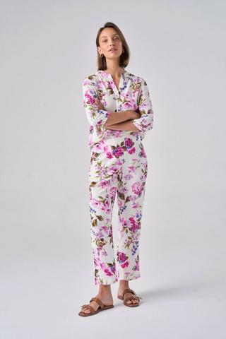 FLORAL PRINT PANTS