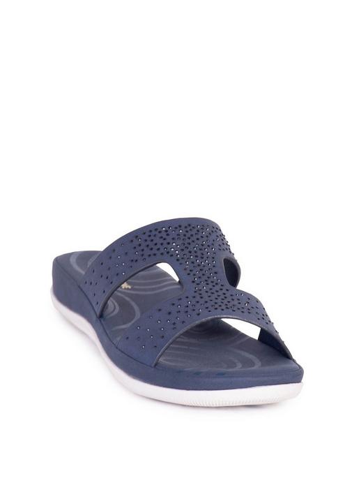 SLIP ON SANDALS - Bata Comfit - 8 - Navy | MILADYS display picture 2