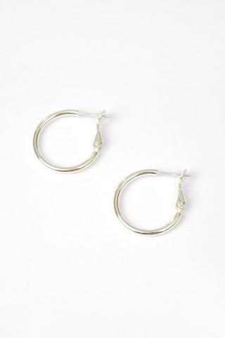 STERLING SILVER HOOP EARRINGS