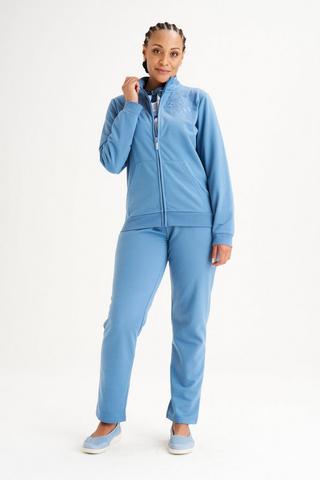 BRUSHED FLEECE TRACK PANTS