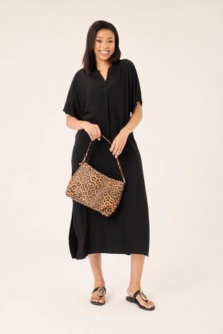 A-LINE DRESS BLACK