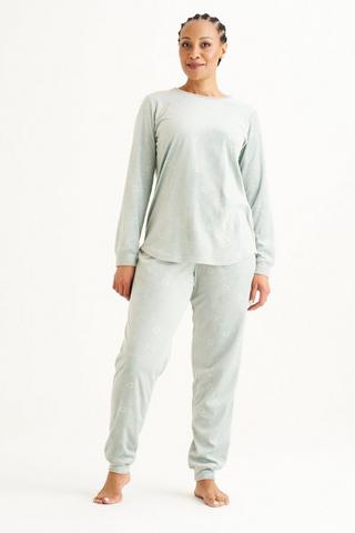 SAGE VELOUR SLEEP SET