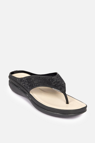 SLIP ON SANDAL BLACK - Bata Comfit