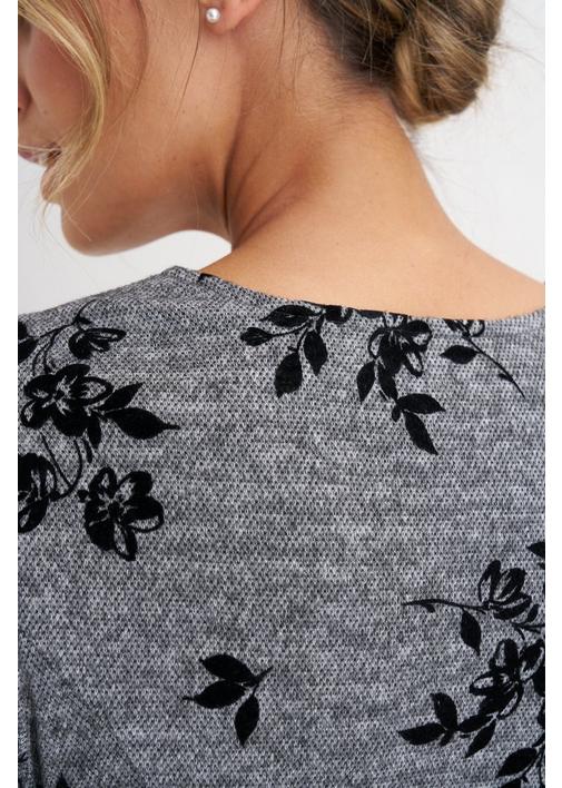 FLORAL FIT AND FLARE DRESS - M - Multi | MILADYS