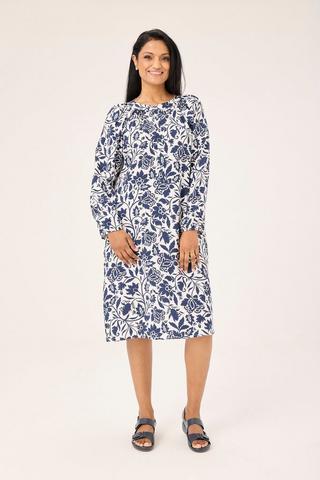 PRINTED SHIFT DRESS