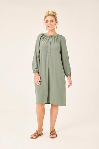 SHIRT DRESS OLIVE