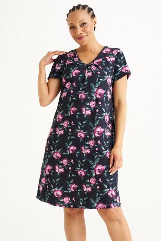 FLORAL SLEEP SHIRT
