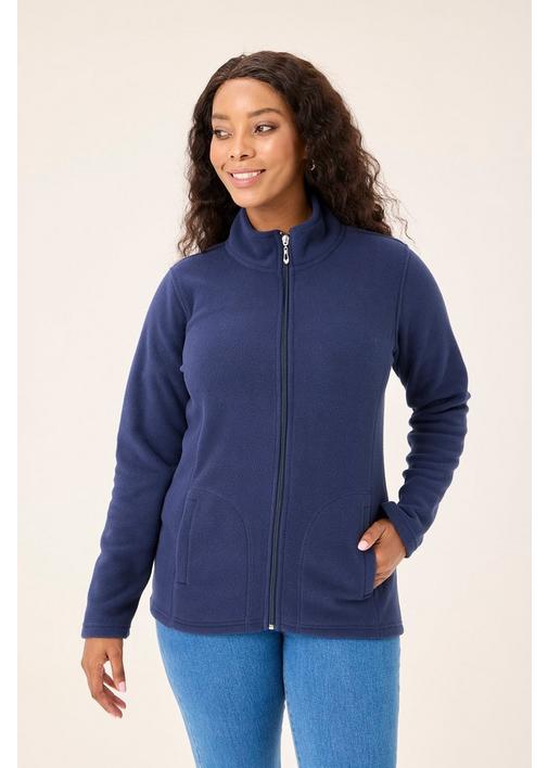 POLAR FLEECE JACKET NAVY - M - Navy | MILADYS