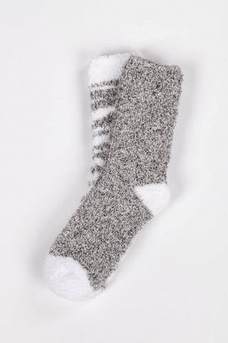 2 PACK FLUFFY SOCKS