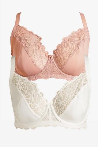 2 PACK UNDERWIRE NON PADDED BRAS