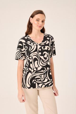 ABSTRACT PRINT TOP