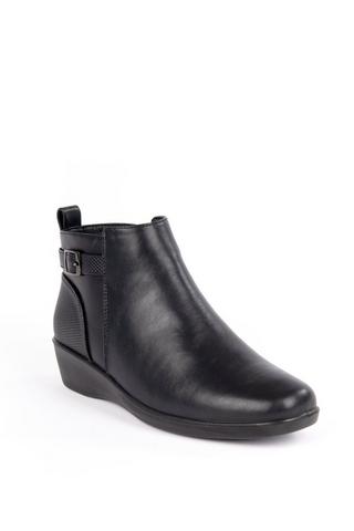 WEDGE BOOT BLACK - Bata