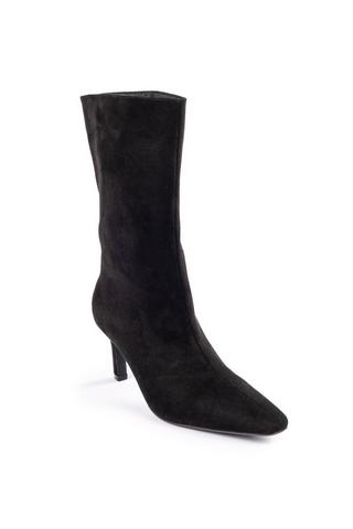 HEELED BOOT BLACK