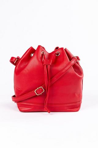DRAWCORD BAG RED