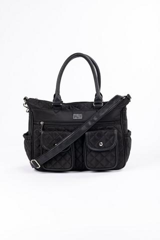 QUILTED SHOPPER BAG