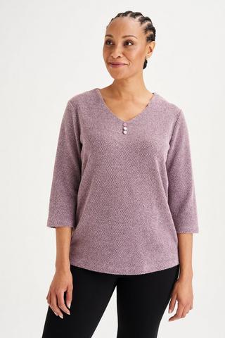 TEXTURED TOP LILAC