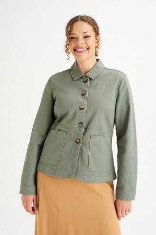 TRUCKER JACKET SAGE