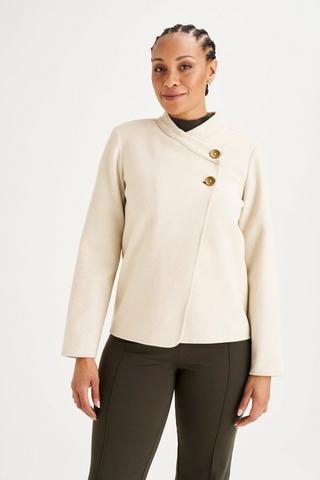 MELTON JACKET CREAM