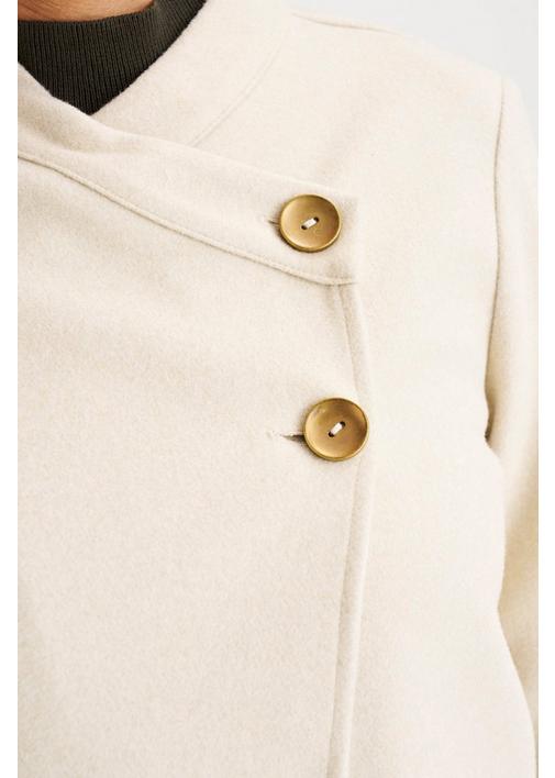 未使用☆和田颯 how Melton Coat Ivory 002 Da-iCE VMFORTUNEAYA Coat | Light Brown | Vero Moda®