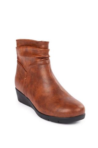 WONDERFIT SLOUCHY BOOT TAN