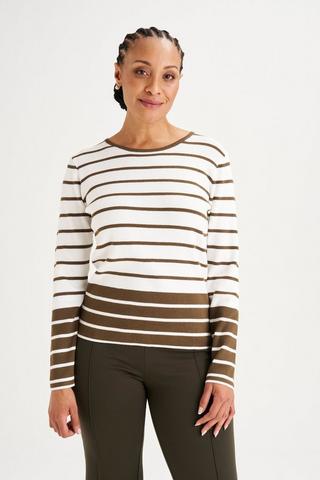 STRIPE KNIT TOP