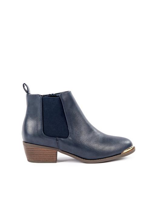 ANKLE BOOT NAVY - 6 - Navy | MILADYS