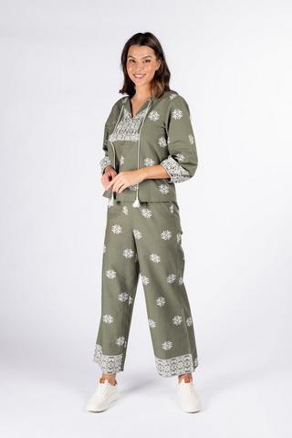 WIDE LEG PANTS FATIGUE