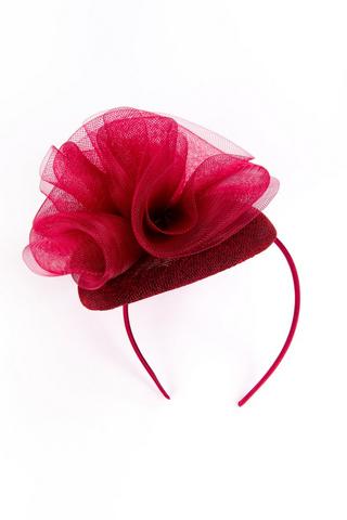 FASCINATOR BURGUNDY