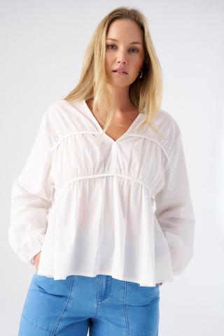HENLEY TOP WHITE