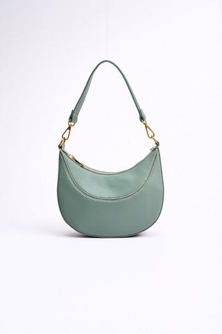 CROSSBODY MOON BAG SAGE