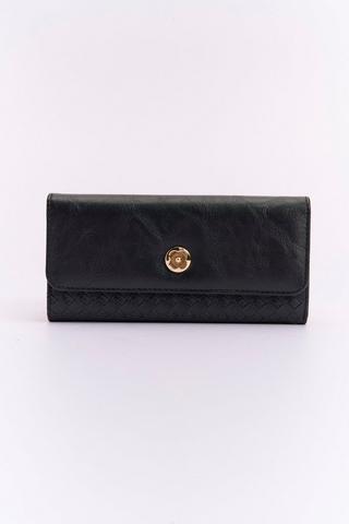 TRIFOLD PURSE BLACK