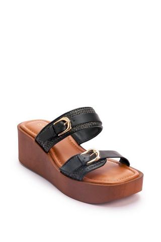 WONDERFIT WEDGE SANDALS