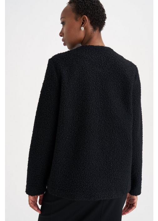 BOUCLE JACKET BLACK - S - Black | MILADYS
