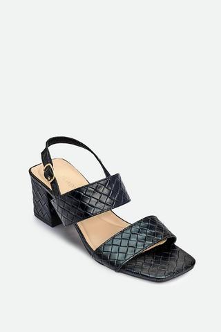 BLOCK HEEL BLACK