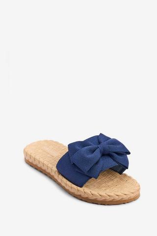BOW TRIM SANDALS
