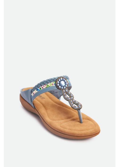WONDERFIT THONG SANDAL BLUE Baby Blue MILADYS - Main Image