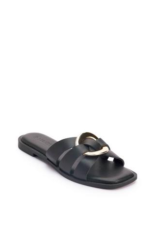 MULE SANDALS BLACK