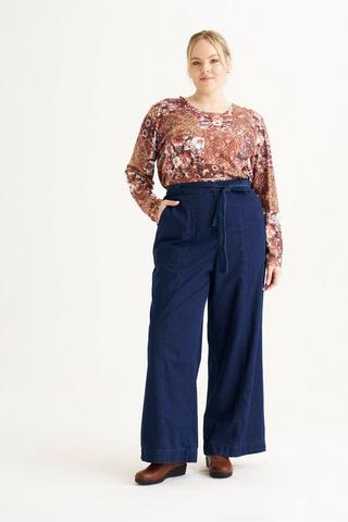 BELTED PULL ON PANTS