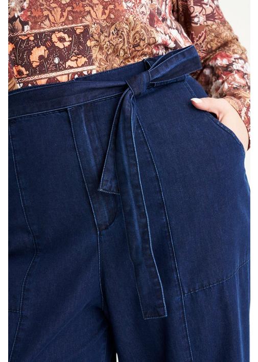BELTED PULL ON PANTS - XL - Ink | MILADYS