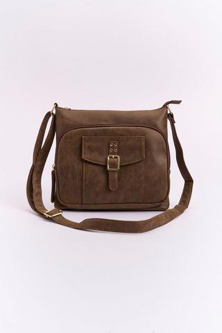 CROSSBODY BAG BROWN