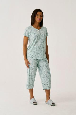 BOW PRINT SLEEP SET