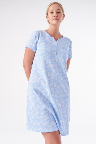 PAISLEY PRINT SLEEP DRESS