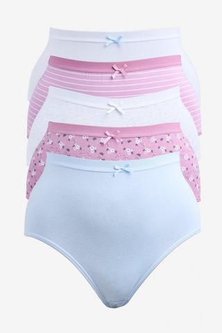 5 PACK FULL BRIEF PANTIES